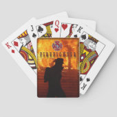 brandweerman pokerkaarten (Achterkant)