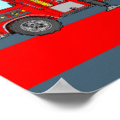 Brandweerman Poster (Hoek)