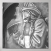 brandweerman poster (Voorkant)