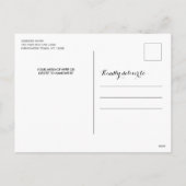 Brandweerman, prettige kerstdagen met rode lijn feestdagenkaart (Achterkant)