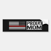 Brandweerman - Proud Mam Bumpersticker (Voorkant)