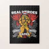 Brandweerman Real Heroes Legpuzzel (Verticaal)