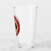 Brandweerman Reddingsbadge ADD NAAM Brandweer Glas (Links)