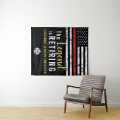 Brandweerman Retirement Party Brandweerman Dunne R Wandkleed (In Situ (horizontaal))