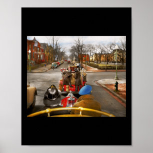 Brandweerman - Rijden terug naar het station 1943  Poster