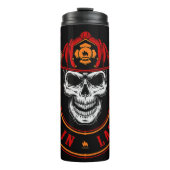 Brandweerman Schedel Maltese Kruis Thermosbeker (Voorkant)