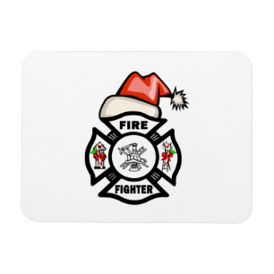 Brandweerman Sinterklaas Magneet