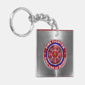 Brandweerman sleutelhanger (Voorkant Links)