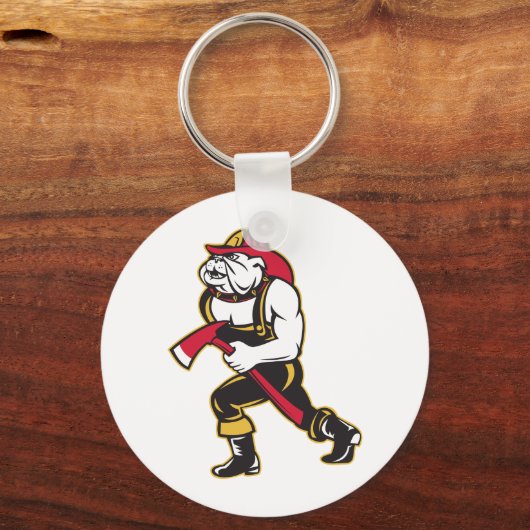 brandweerman sleutelhanger (Voorkant)