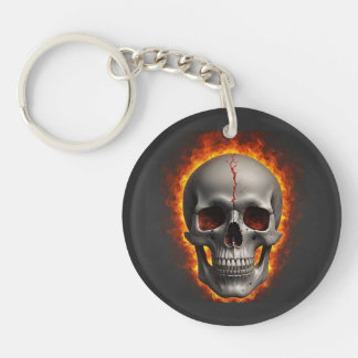 Brandweerman sleutelhanger stijl