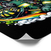Brandweerman St. Patrick's Day Mannen Brandweerman Poster (Hoek)