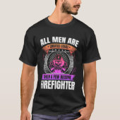 Brandweerman steunt t-shirt (Voorkant)
