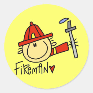 Brandweerman Stickers