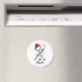 Brandweerman stickfigure magneet (Insitu (Vaatwasser))