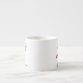 Brandweerman Stickfiguur Espresso Kop (Voorkant)