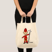 Brandweerman Stickfiguur Tote Bag (Voorkant (product))