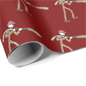 Brandweerman Stickman Cadeaupapier (Rol Hoek)