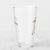 Brandweerman Stickman Glas (Rechts)