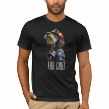 Brandweerman, strijkster, Dachshund T-Shirt