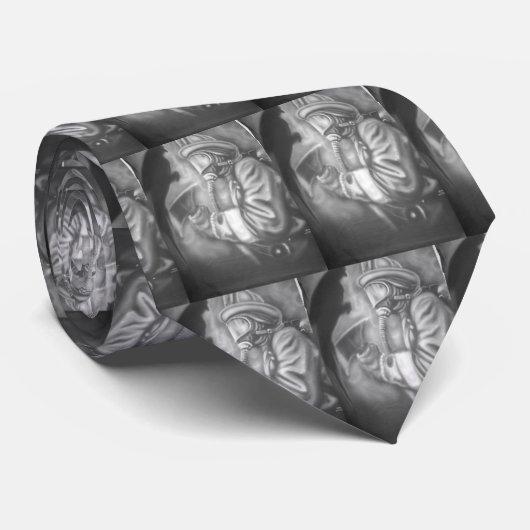 brandweerman stropdas (Opgerold)