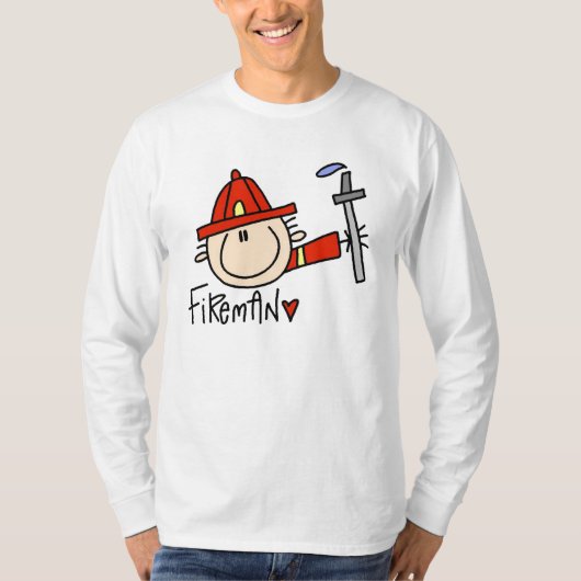 Brandweerman T-shirt (Voorkant)