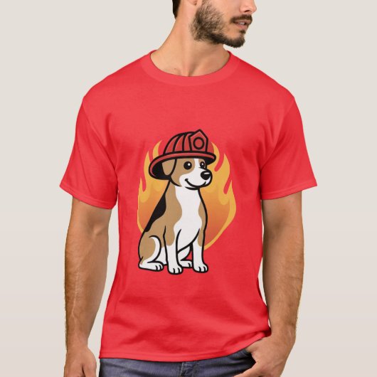 brandweerman T-shirt (Voorkant)