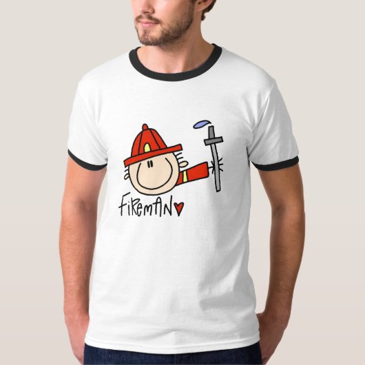 Brandweerman T-shirt (Voorkant)