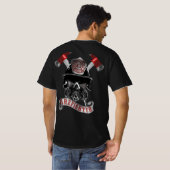 Brandweerman. T-shirt (Achterkant volledig)