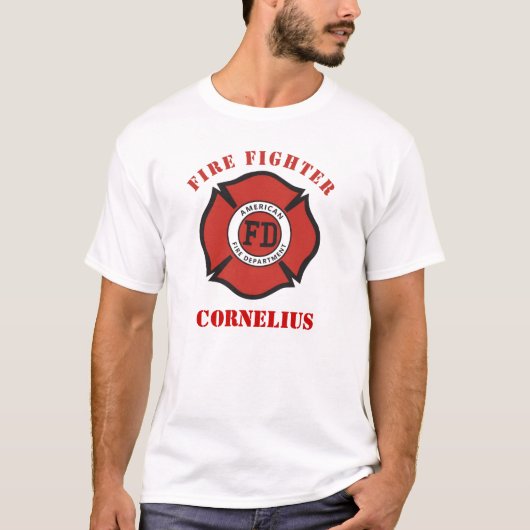 Brandweerman T-Shirt (Voorkant)