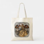 Brandweerman team boodschappentas tote bag (Achterkant)