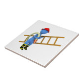 brandweerman tegeltje (Zijkant)