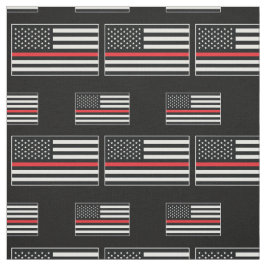 Brandweerman Thin Red Line American Vlag Vuurman Stof