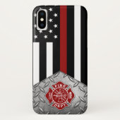 Brandweerman Thin Red Line Case-Mate iPhone Case (Achterkant)