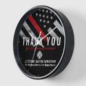 Brandweerman Thin Red Line Retirement Jubileum (Hoek)