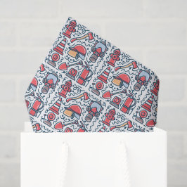Brandweerman Tissuepapier, Reddingsheld Decoupage Tissuepapier
