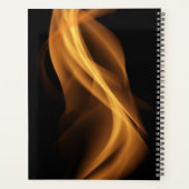 Brandweerman trots Maltese kruis met vlammen Planner (Achterkant)