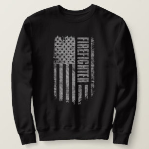 Brandweerman USA Vlag Vervallen ontwerp Trui