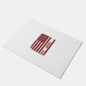 Brandweerman Vader Verticale Vlag Vintage Deurmat (Schuin)