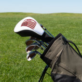 Brandweerman Vader Verticale Vlag Vintage Golfheadcover (Insitu)