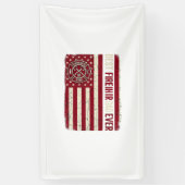 Brandweerman Vader Verticale Vlag Vintage Spandoek (Verticaal)