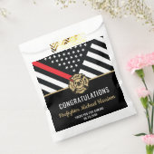 Brandweerman van de brandweeracademie - Afstudeerf Bedankzakje (Gezegeld)