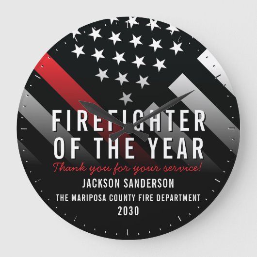 Brandweerman van de Rode Lijn van de Werknemer van Grote Klok (Voorkant)