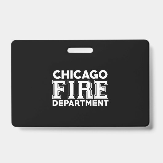 brandweerman van het brandweerkorps van Chicago Badge (Voorzijde)