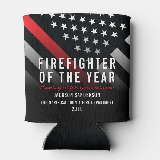 Brandweerman van het Jaar van de Brandweer van de  Blikjeskoeler (Achterkant)