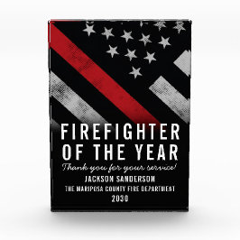 Brandweerman van het Jaar van de erkenning van de Fotoblokken