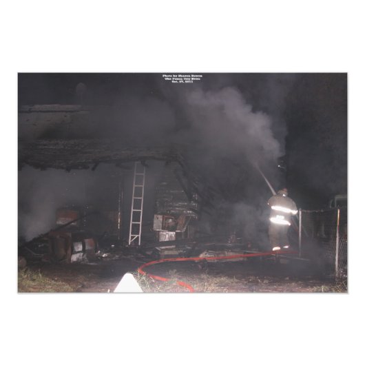 brandweerman van Newkirk Foto Afdruk (Voorkant)