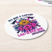 Brandweerman Vancouver eert toewijding Ronde Kartonnen Onderzetter (Gebogen)