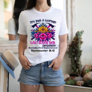 Brandweerman Vancouver eert toewijding T-shirt