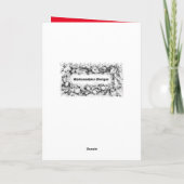 Brandweerman Verjaardag Kaart jaren 1940 (Achterkant)