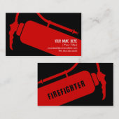 brandweerman visitekaartje (Voorkant / Achterkant)